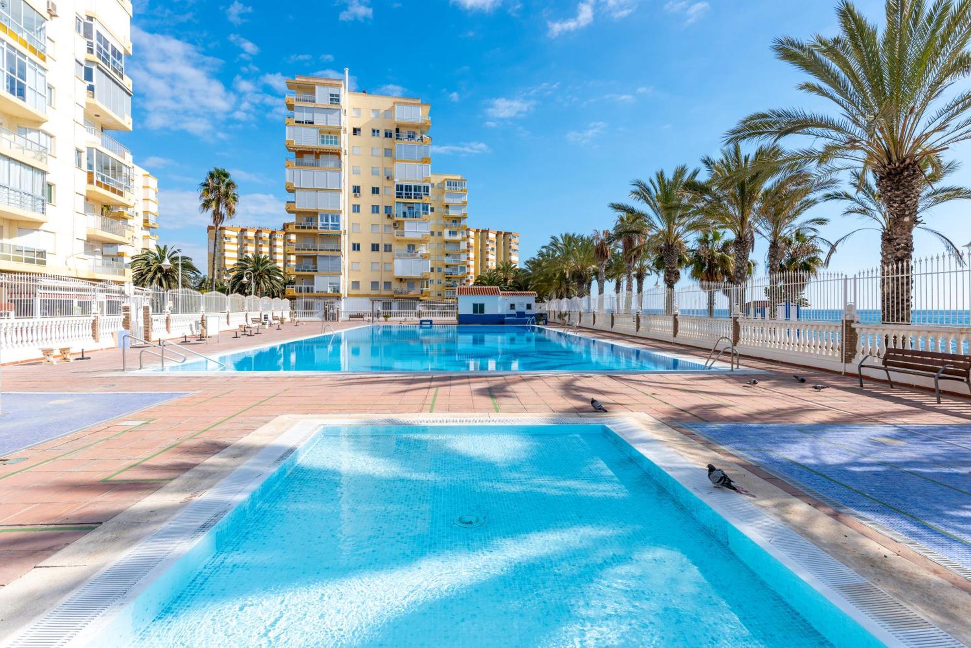 50 Mts Beach With Sea Views Pool Algarrobo Costa Exterior photo